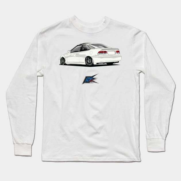 honda civic em1 Long Sleeve T-Shirt by naquash